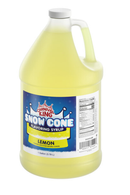 Carnival King 1 Gallon Cone Syrup(Various Flavours)