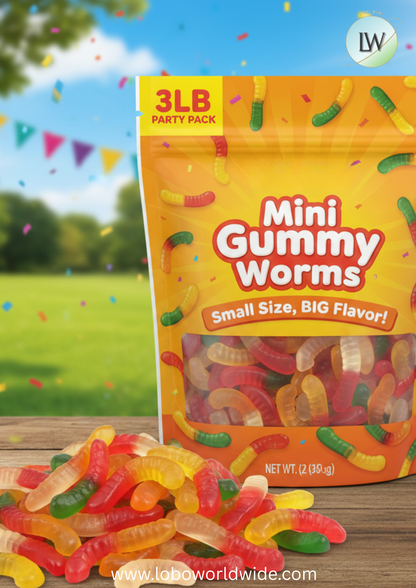 Albanese Mini Gummy Worms(Various Sizes)