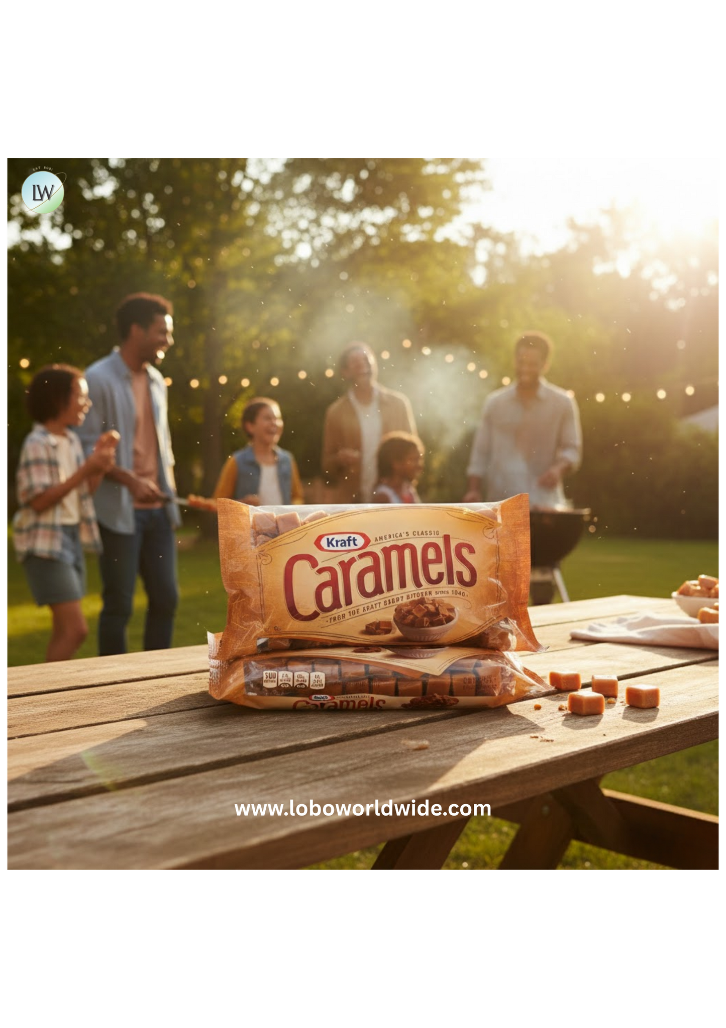 Kraft America's Classic Individually Wrapped Candy Caramels, 11 oz Bag