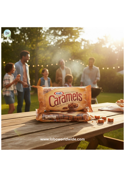 Kraft America's Classic Individually Wrapped Candy Caramels, 11 oz Bag