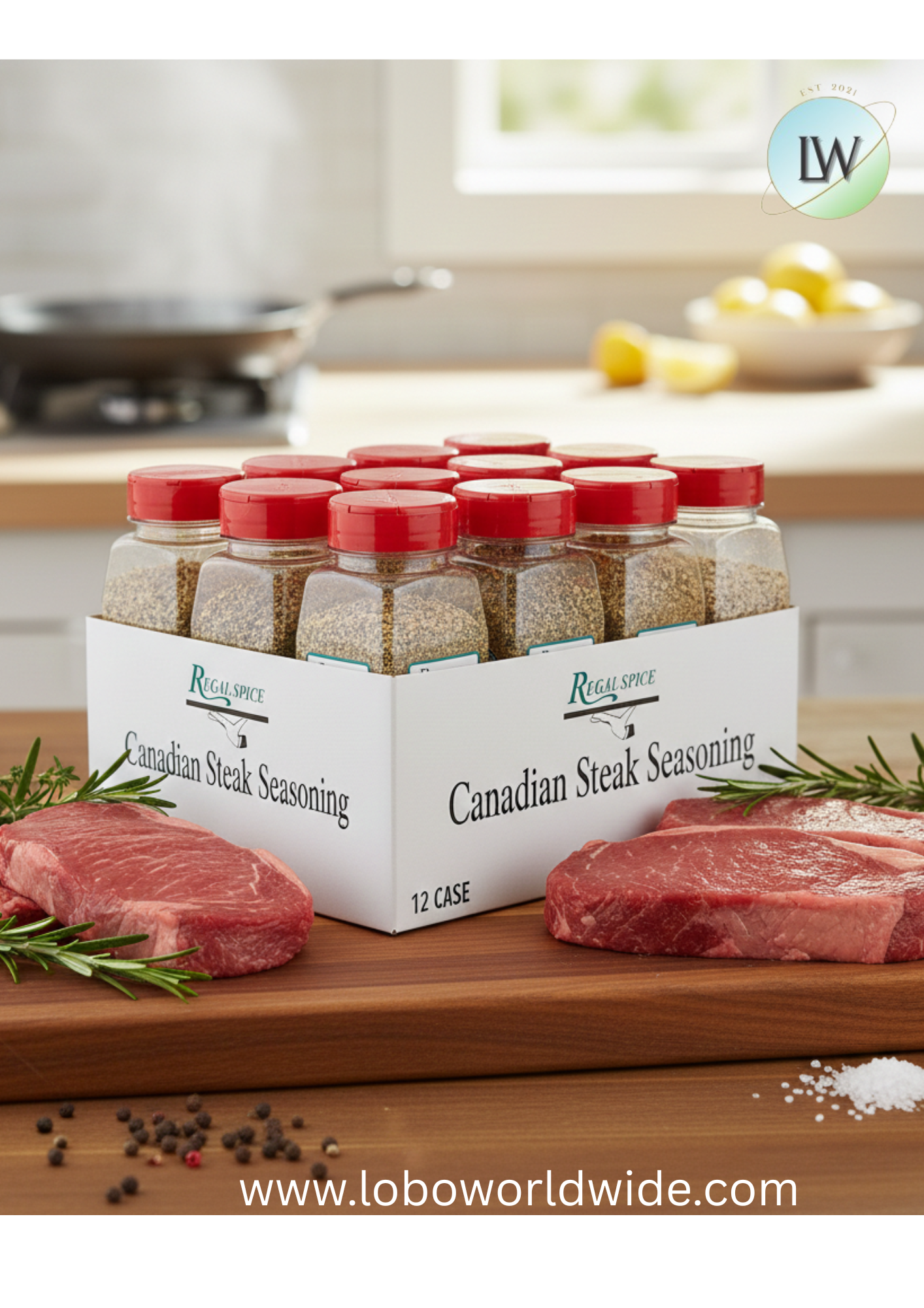 Regal Canadian Steak Seasoning (Various Sizes)
