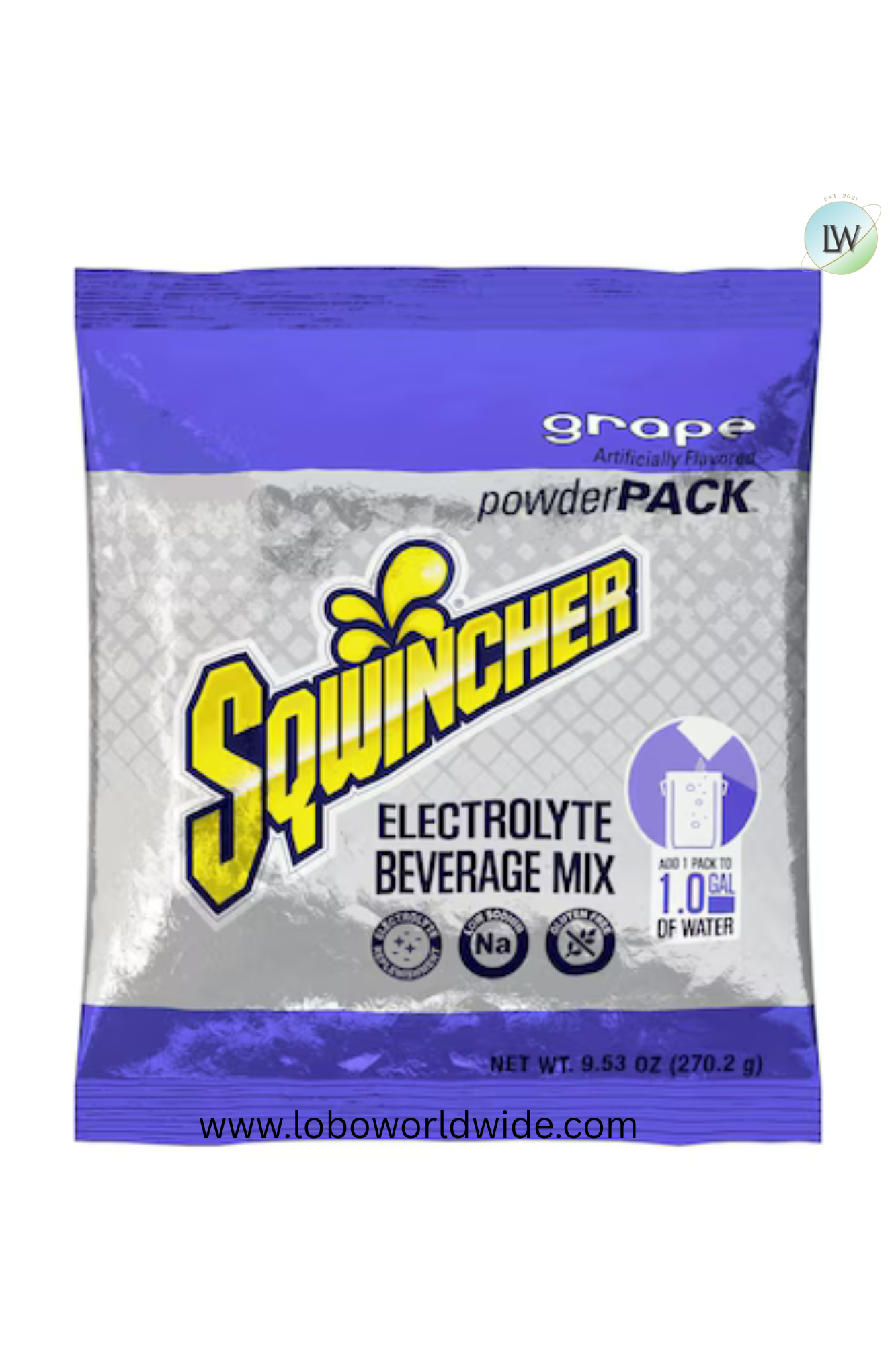 Sqwincher Sports Drink Mix Powder 9.5 oz.PK20(Various Flavours)