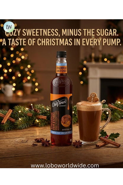 DaVinci Gourmet Sugar-Free Flavoring Syrup 750 mL - 4/Case (Various Flavors)