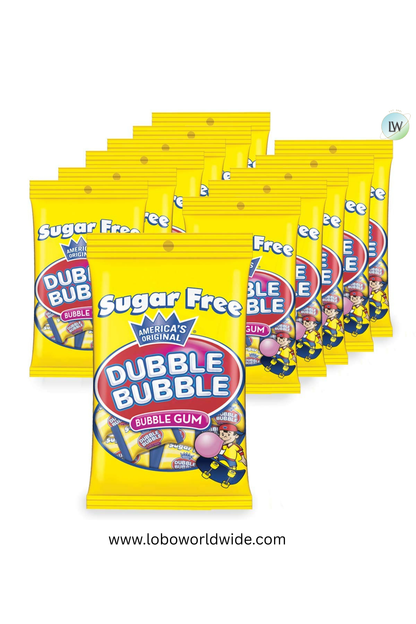 Dubble Bubble Sugar Free Tootsie Roll, 3.5 oz. (Pack of 12)