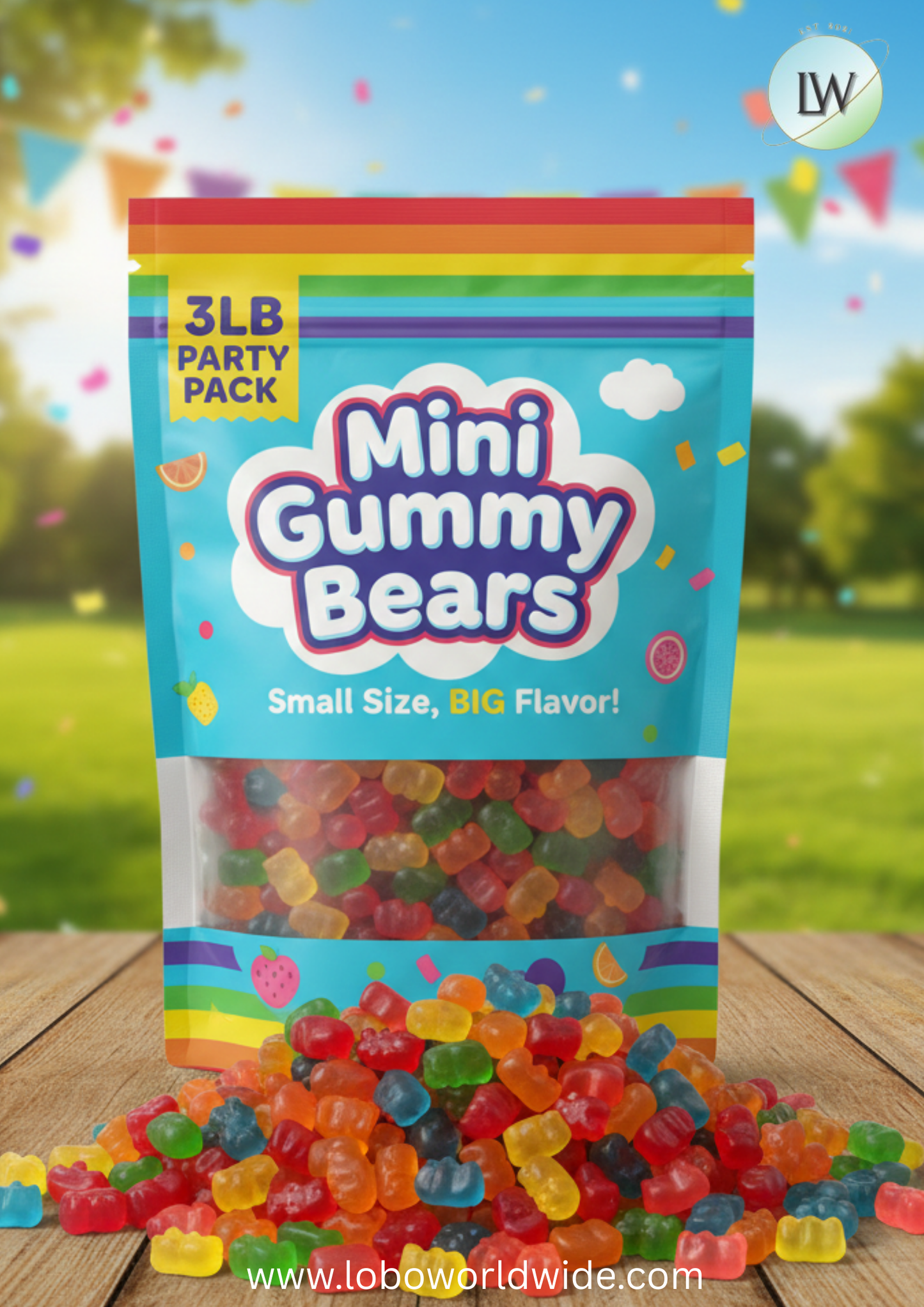 Mini Gummy Bears(Various Sizes)