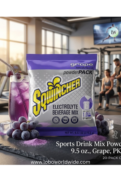 Sqwincher Sports Drink Mix Powder 9.5 oz.PK20(Various Flavours)