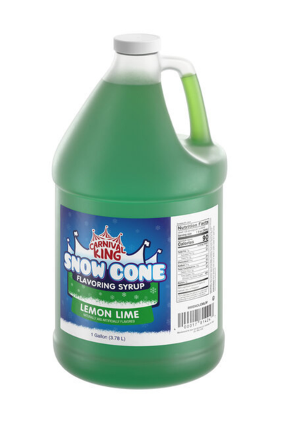 Carnival King 1 Gallon Cone Syrup- 4/Case (Various Flavours)