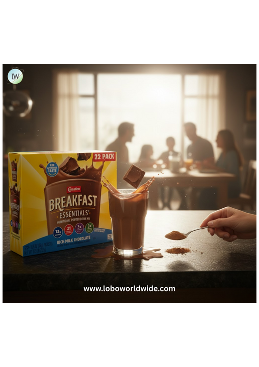 Carnation Breakfast Essentials Powder , 22 Count Box of Packets