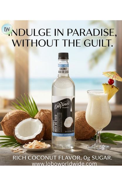 DaVinci Gourmet Sugar Free Flavoring Syrup 750 mL(Various Sizes)