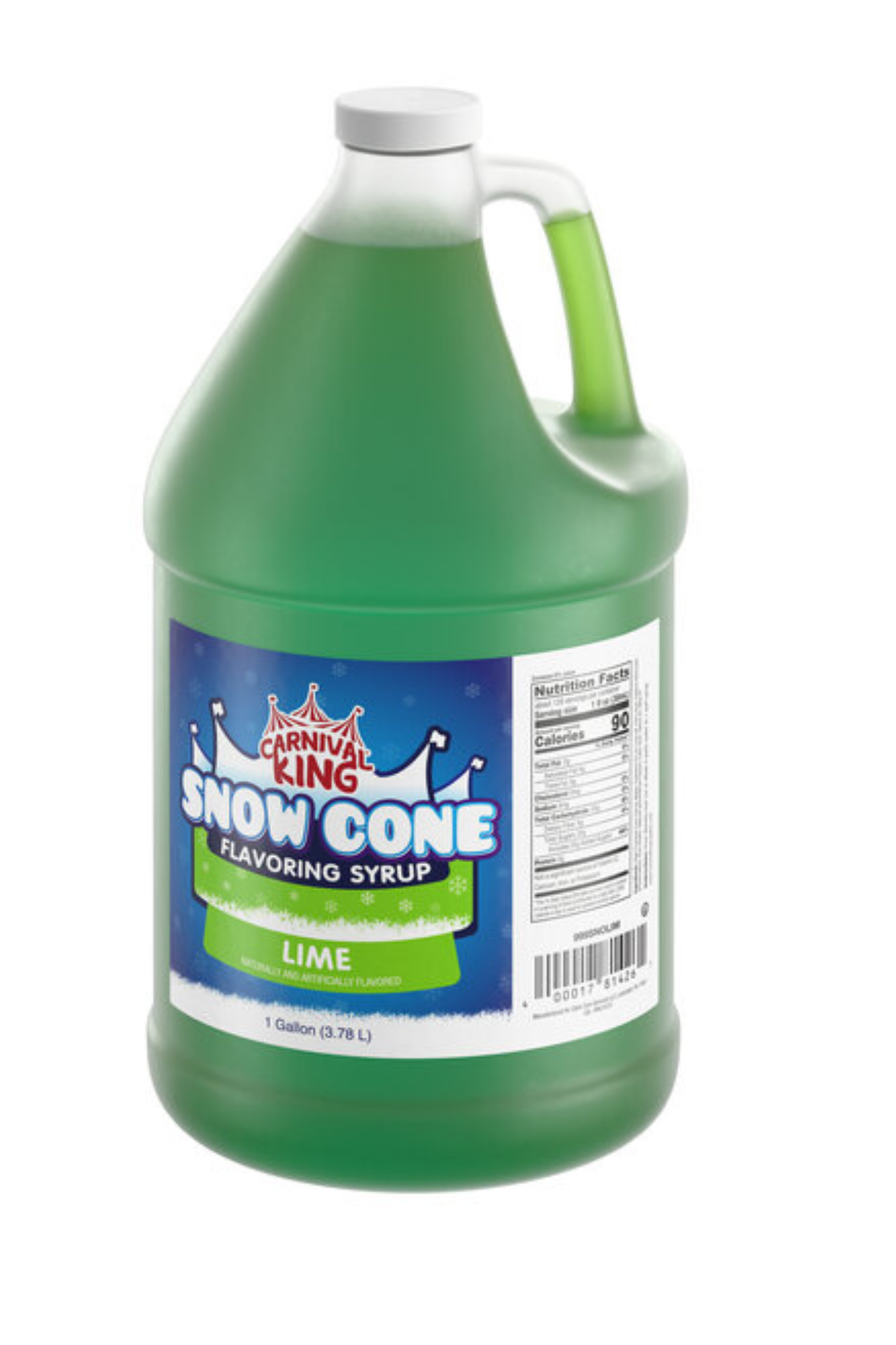 Carnival King 1 Gallon Cone Syrup- 4/Case (Various Flavours)