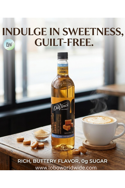 DaVinci Gourmet Sugar-Free Flavoring Syrup 750 mL - 4/Case (Various Flavors)