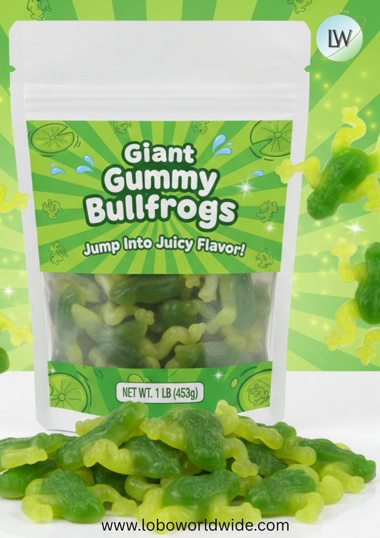 Giant Gummy Bullfrogs (Various Sizes)
