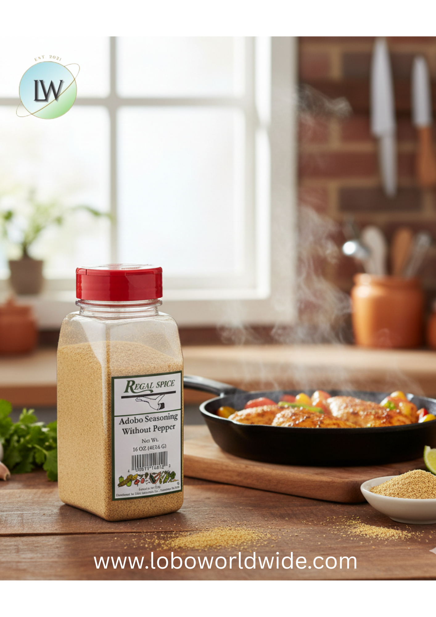 Regal Adobo Seasoning without Pepper (Various Sizes)