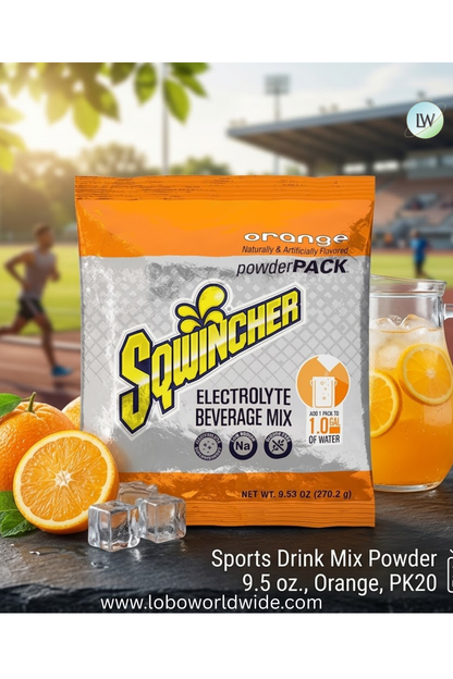 Sqwincher Sports Drink Mix Powder 9.5 oz.PK20(Various Flavours)