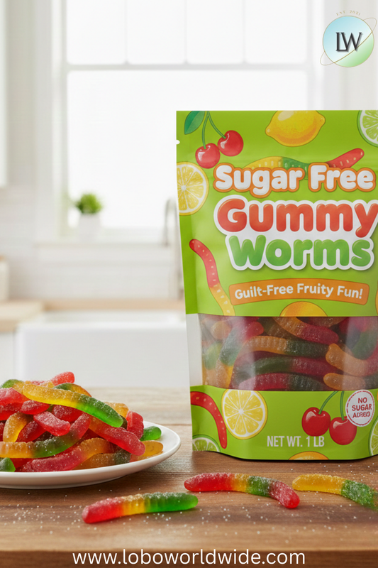 Sugar Free Gummy Worms (Various Sizes)