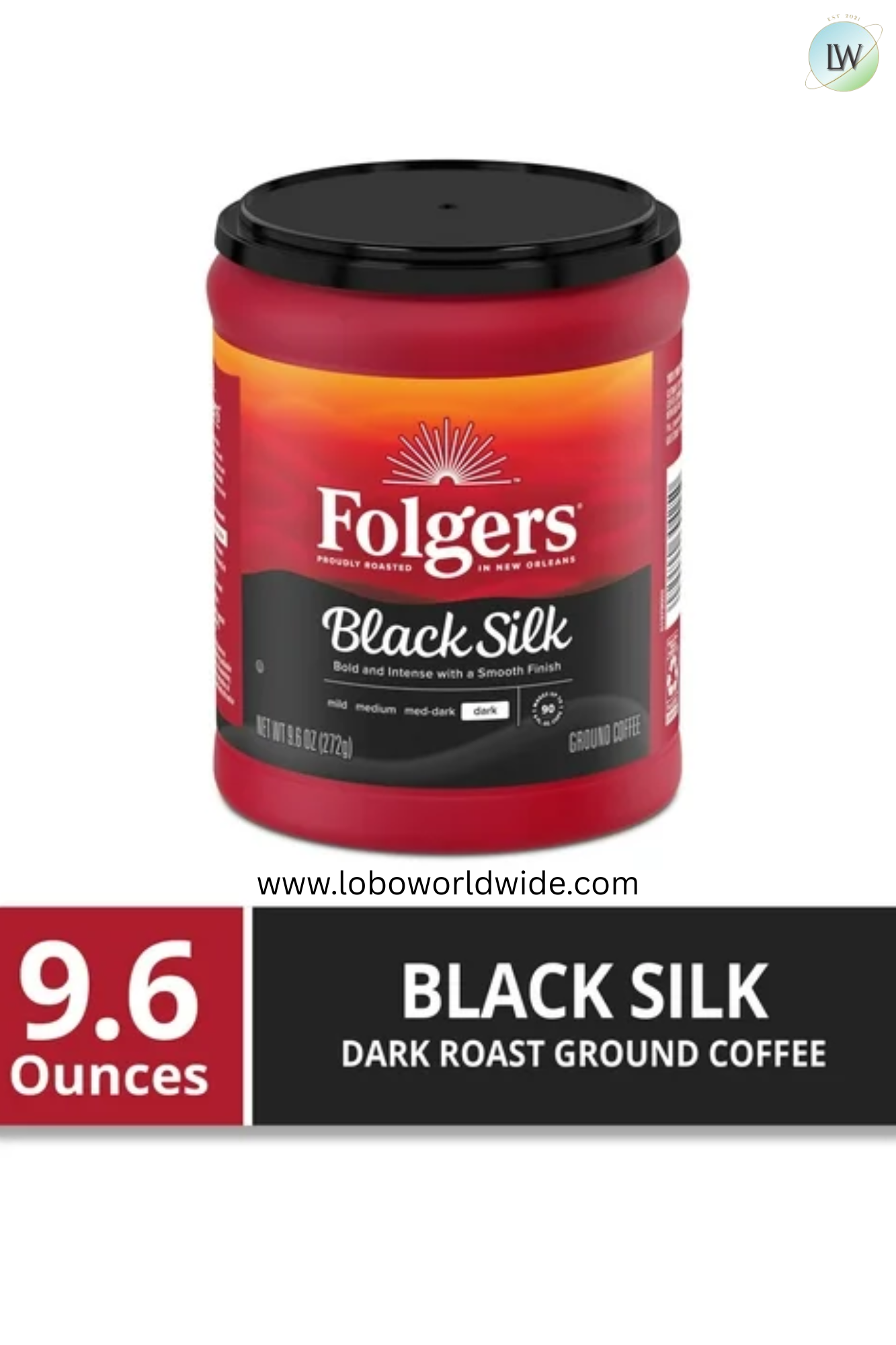 Folgers Ground Coffee, Medium Roast, 9.6 oz Canister