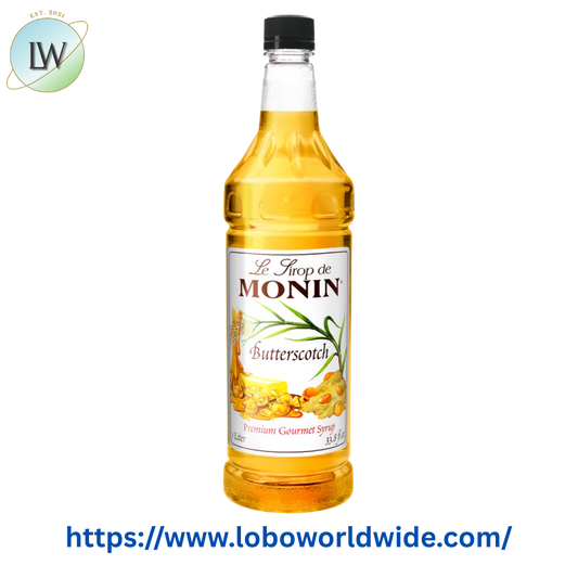 Monin Premium Butterscotch Flavoring Syrup 1 Liter