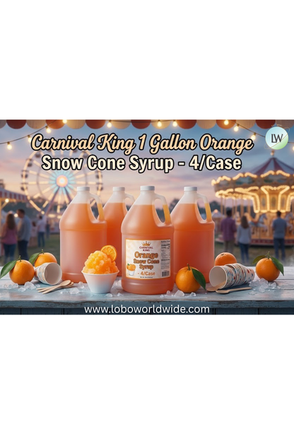 Carnival King 1 Gallon Cone Syrup- 4/Case (Various Flavours)