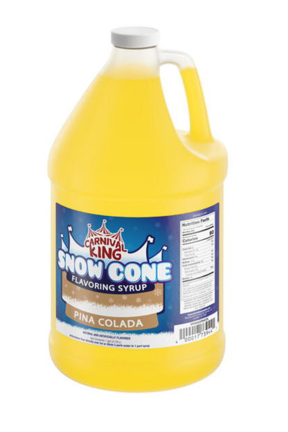 Carnival King 1 Gallon Cone Syrup(Various Flavours)