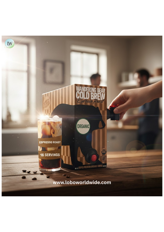 Wandering Bear Cold Brew Coffee 96 fl oz (Espresso Roast)