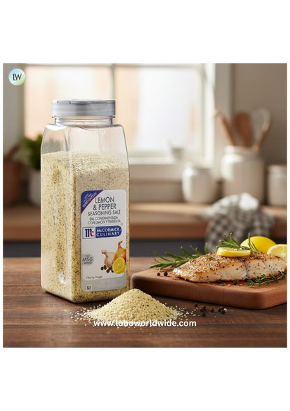 McCormick Culinary Lemon and Pepper Seasoning Salt 28 oz.