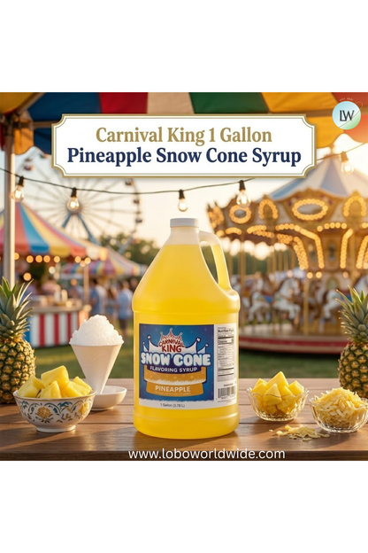 Carnival King 1 Gallon Cone Syrup(Various Flavours)