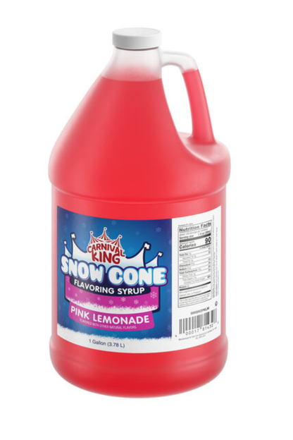 Carnival King 1 Gallon Cone Syrup(Various Flavours)