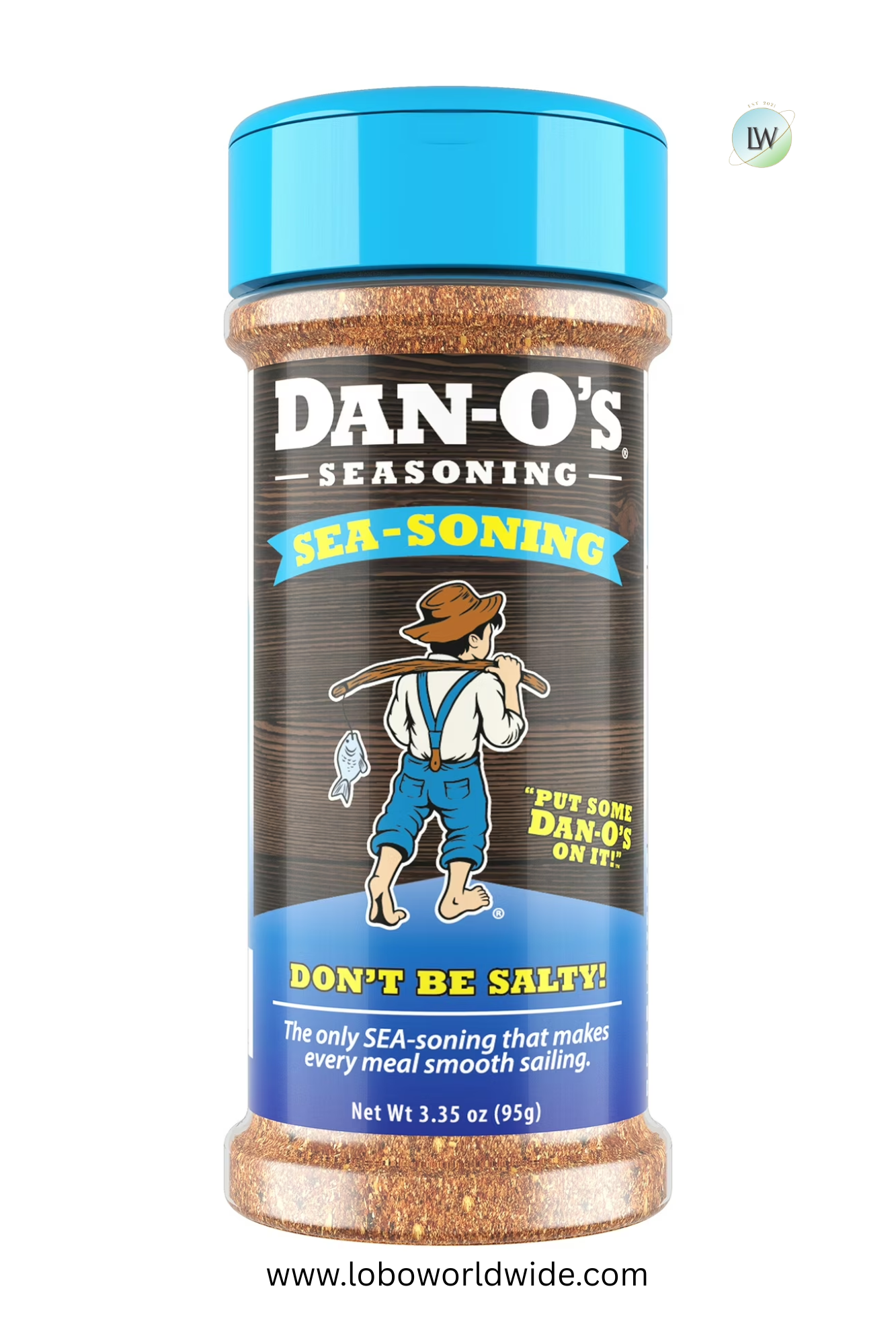 Dan-O's SEA-soning™ Seasoning - All-Purpose Seafood & Fish Seasoning - Great for cooking & grilling anything - Small bottle (3.35 oz)