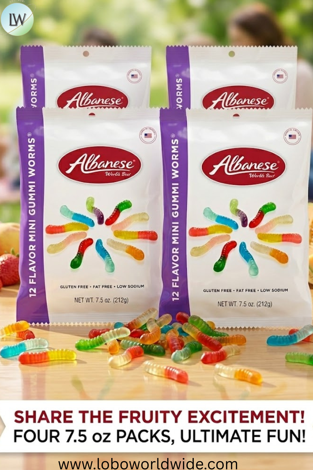 Albanese Gummi Worms