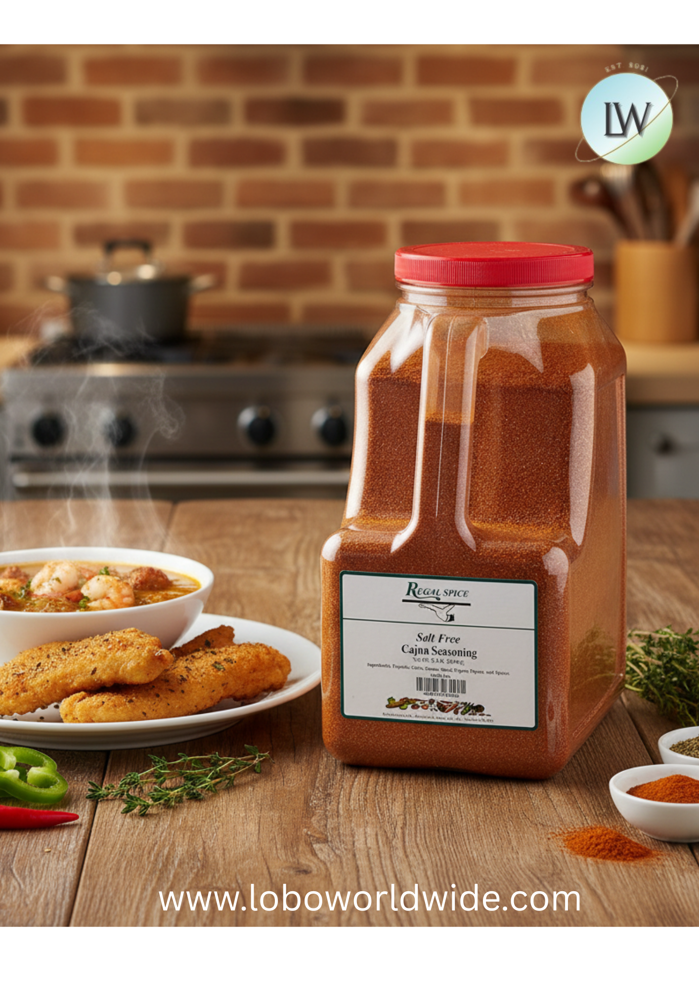 Regal Salt-Free Cajun Seasoning (Various Sizes)