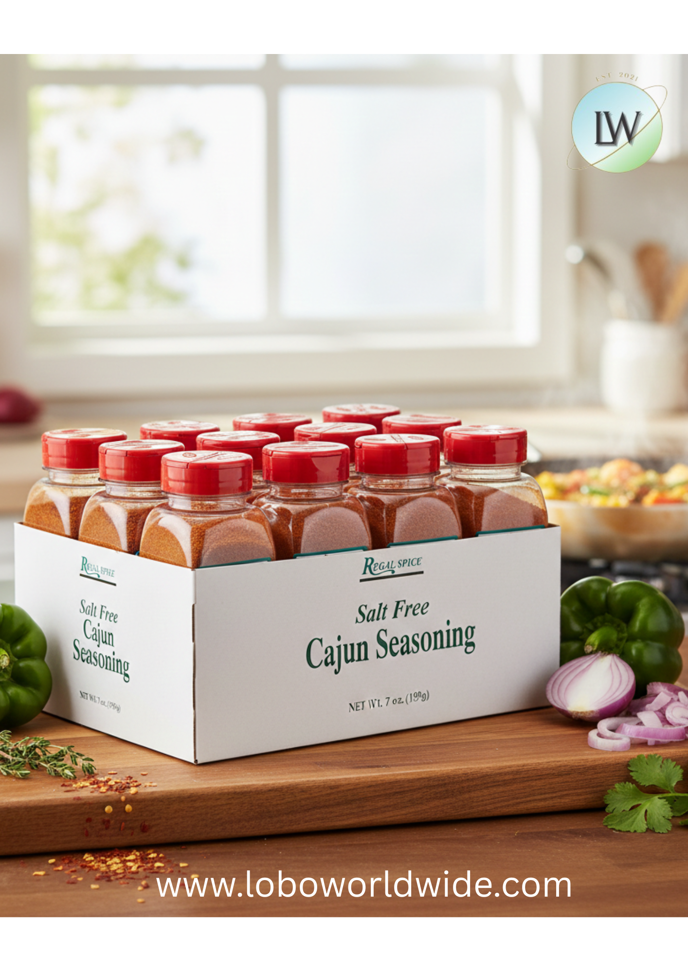Regal Salt-Free Cajun Seasoning (Various Sizes)