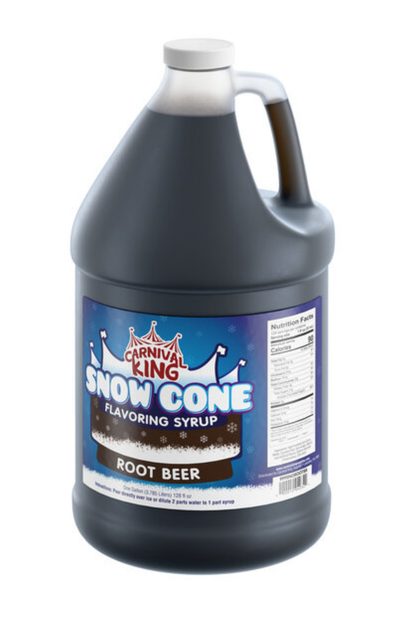 Carnival King 1 Gallon Cone Syrup- 4/Case (Various Flavours)
