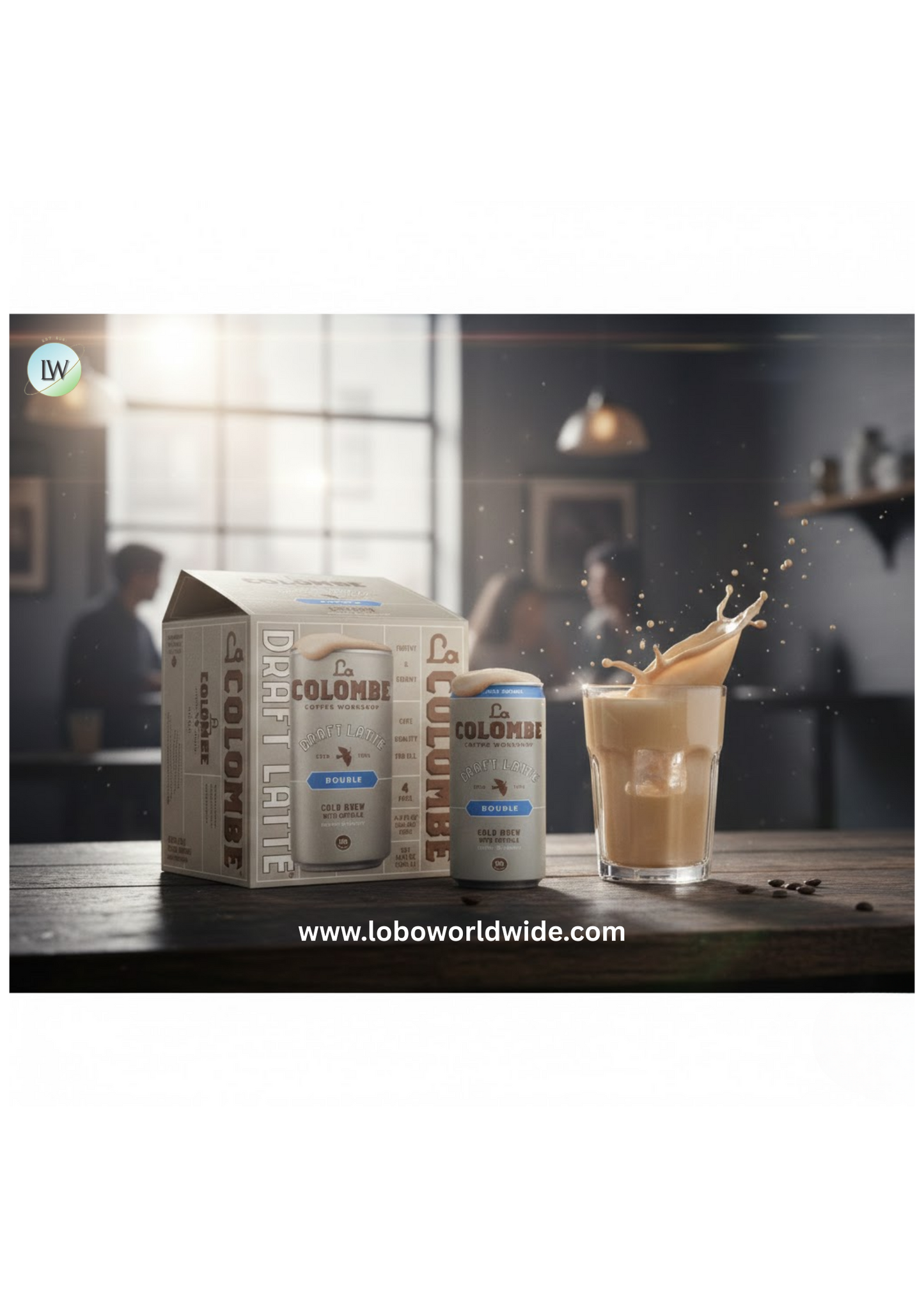 La Colombe Double Draft Latte with Oatmilk - 9 Fl. Oz. 4 Pack