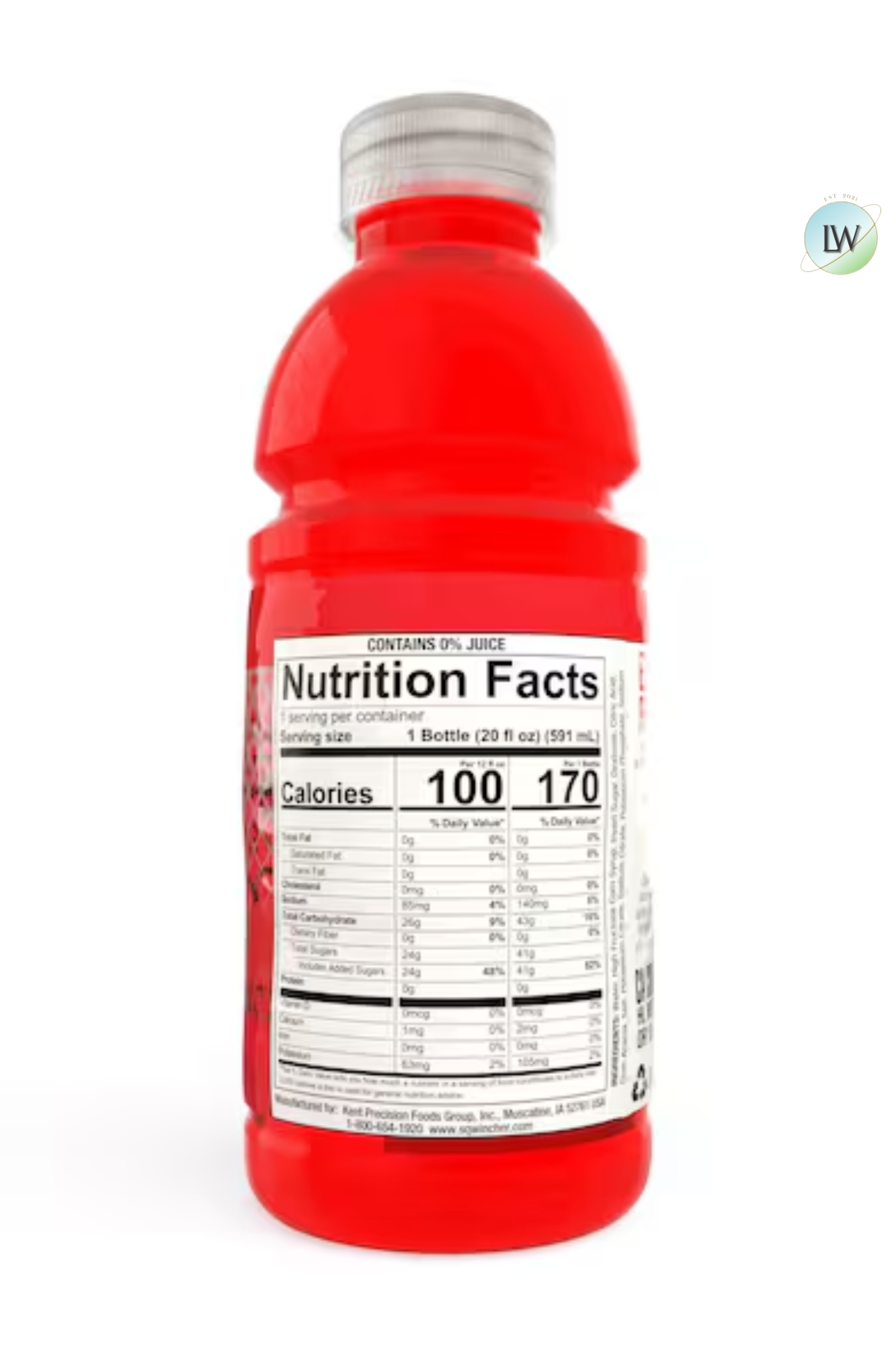 Sqwincher Sports Drink, Regular, 20 oz ready to drink,PK24(Various Flavours)