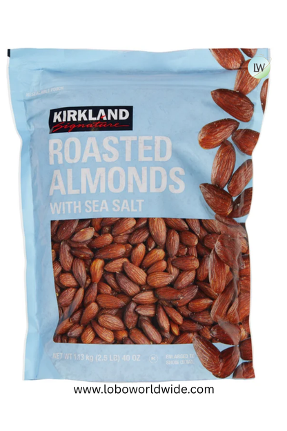 Kirkland Signature Roasted Almonds, Sea Salt, 2.5 lbs