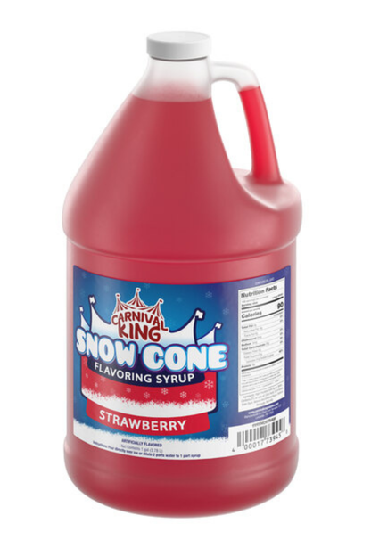 Carnival King 1 Gallon Cone Syrup(Various Flavours)