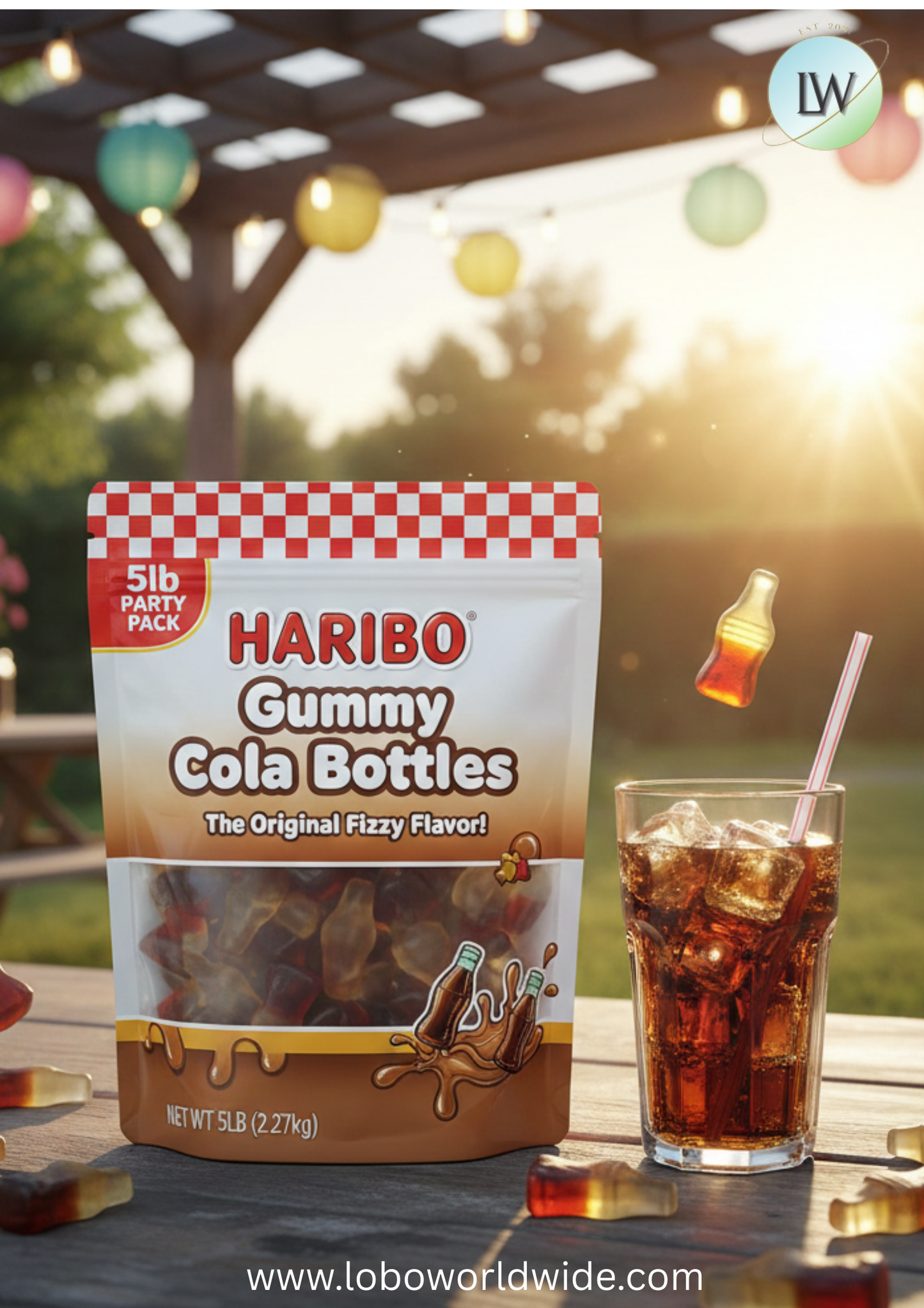 Haribo Gummy Cola Bottles(Various Sizes)