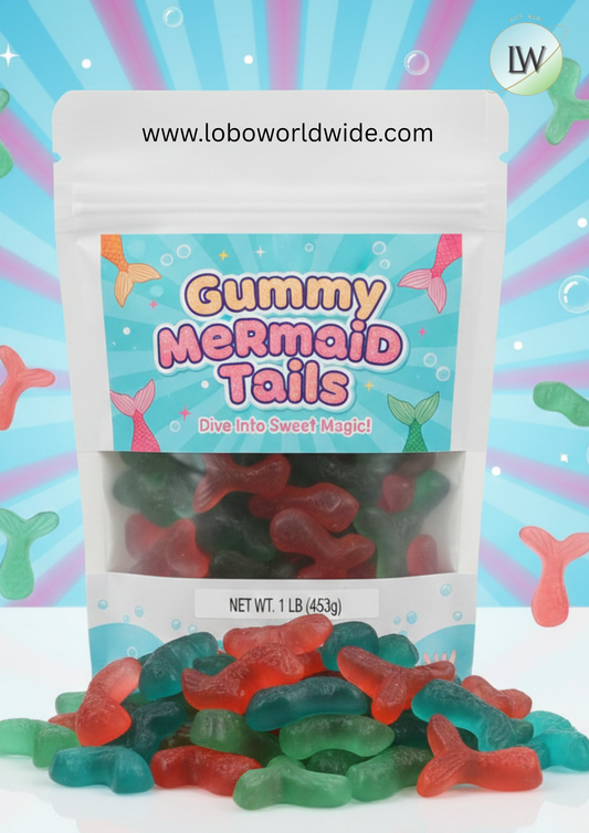Gummy Mermaid Tails(Various Sizes)