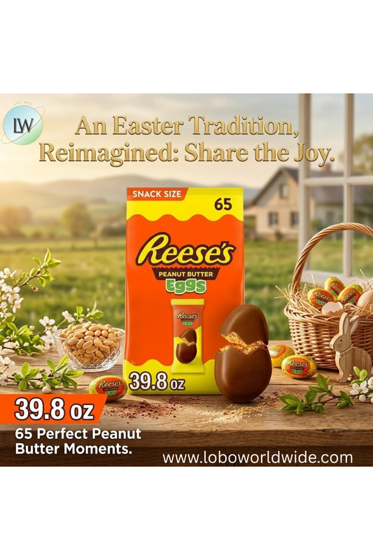 REESE'S Milk Chocolate Peanut Butter Eggs Easter Candy 65 pcs.