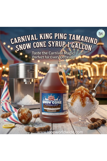 Carnival King 1 Gallon Cone Syrup(Various Flavours)