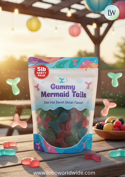 Gummy Mermaid Tails(Various Sizes)