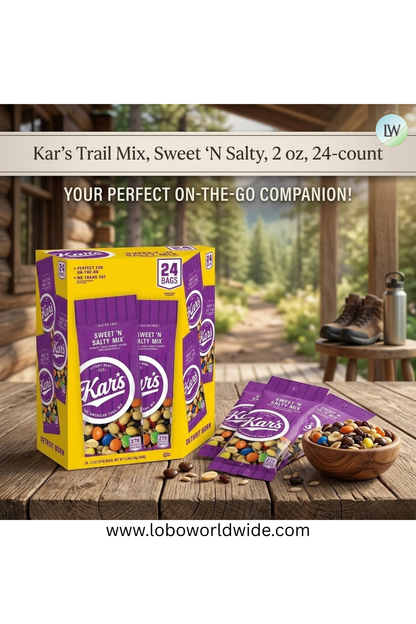 Kar's Trail Mix, Sweet 'N Salty, 2 oz, 24-count