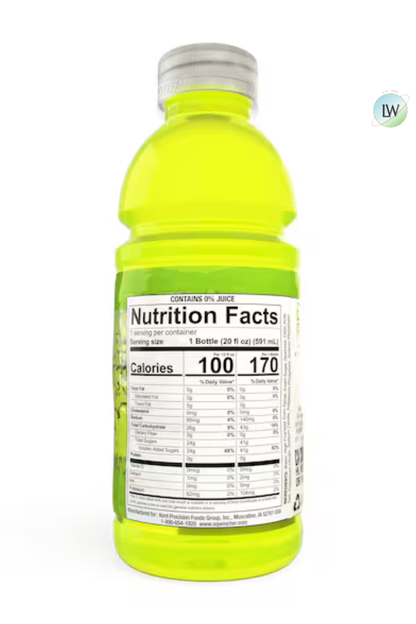 Sqwincher Sports Drink, Regular, 20 oz ready to drink,PK24(Various Flavours)
