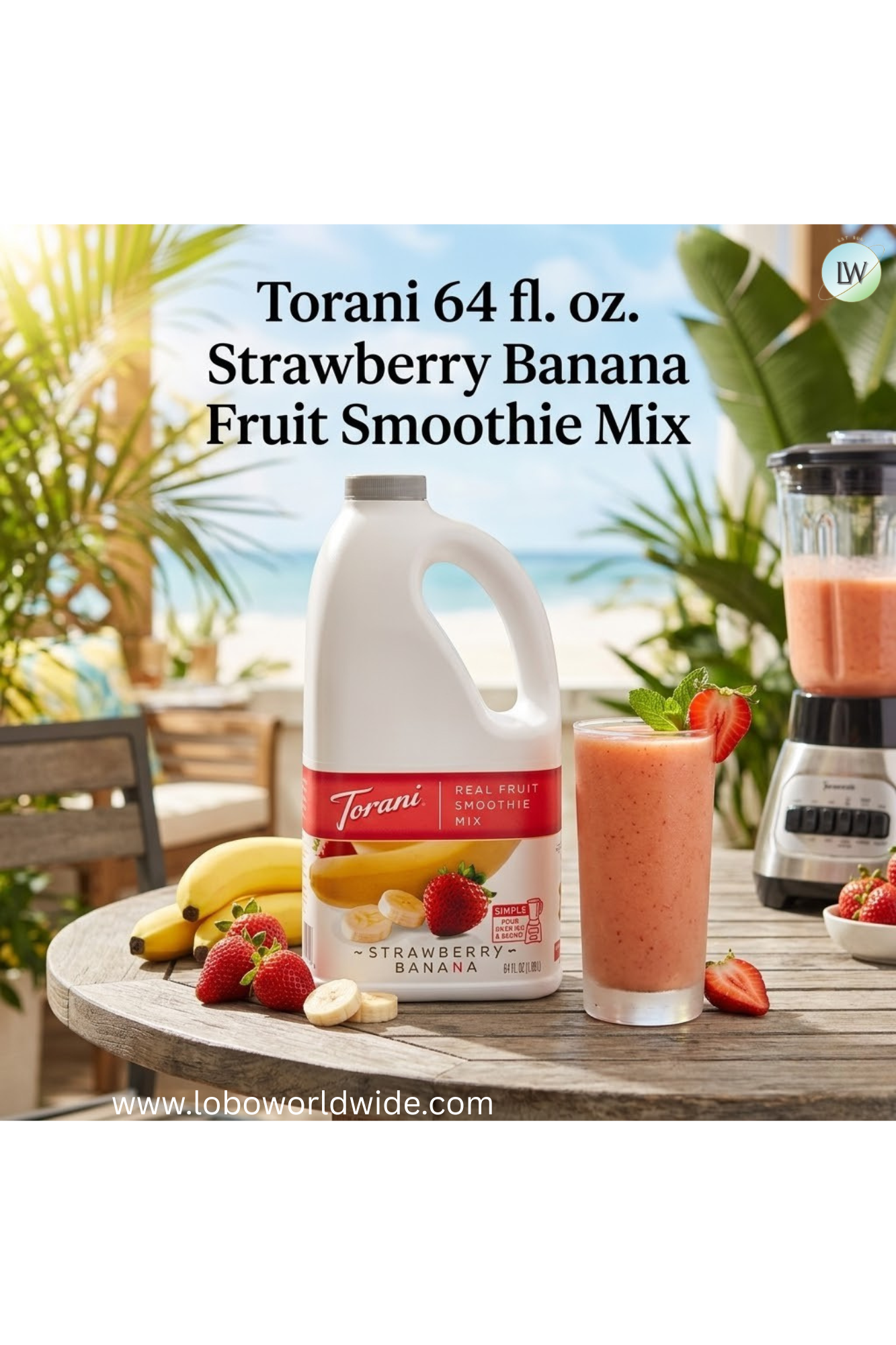 Torani Fruit Smoothie Mix- 64 fl. oz.