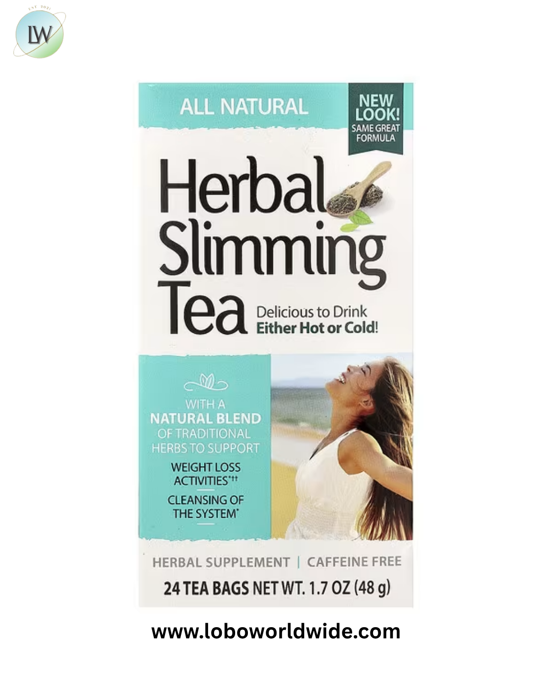 21st Century, Herbal Slimming Tea, 24 Tea Bags, 1.7 oz (48 g)
