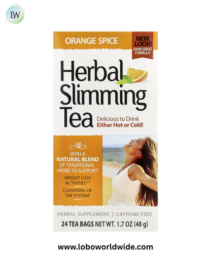 21st Century, Herbal Slimming Tea, Caffeine Free, 24 Tea Bags, 1.7 oz (48 g)