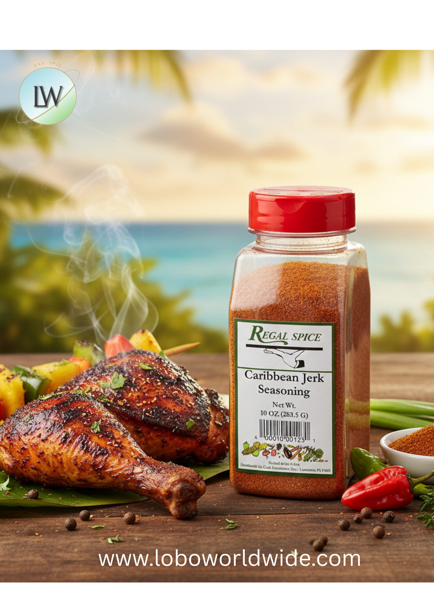 Regal Caribbean Sunrise Jerk Seasoning (Various Sizes)