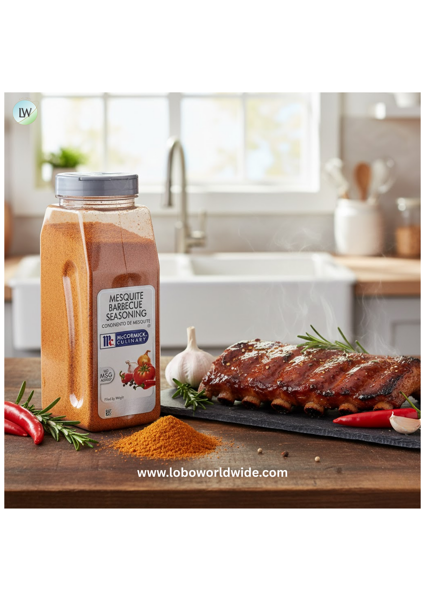 McCormick Culinary Mesquite Barbecue Seasoning 26 oz.