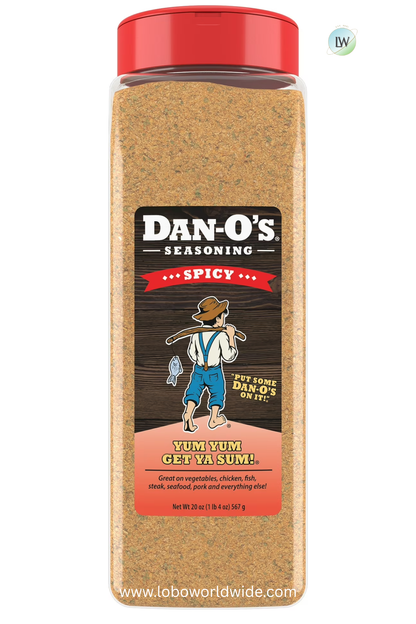 Dan-O's Spicy Seasoning All-Purpose Seasoning - Great for cooking and grilling anything - Large bottle (20 oz)