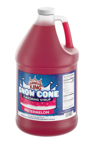 Carnival King 1 Gallon Cone Syrup(Various Flavours)